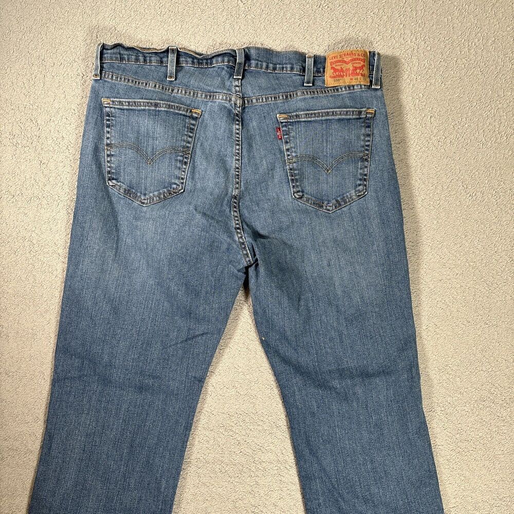 Levi’s Jeans 559 Relaxed‎ Straight Leg Size 40x30 Mid Rise Medium Wash - Picture 9 of 10